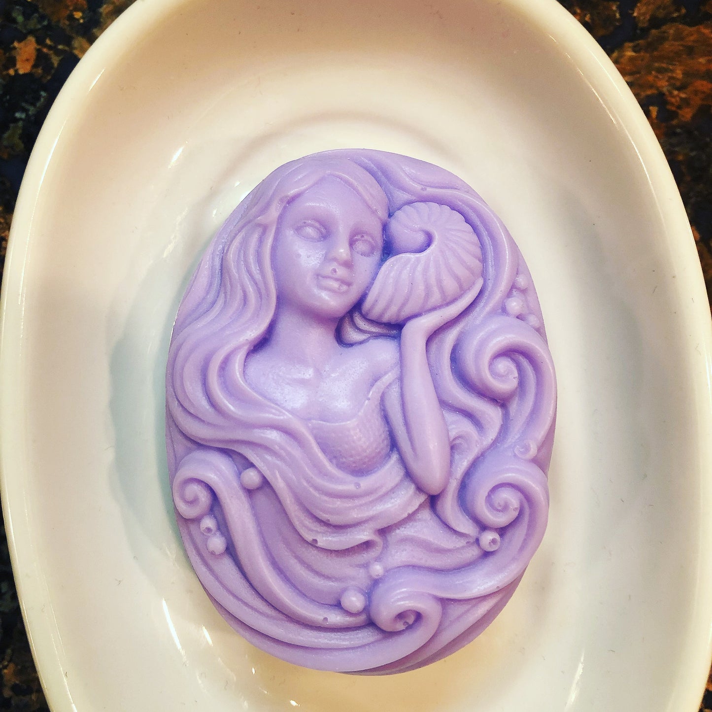 Mermaid Holding A Conch Shell Soap