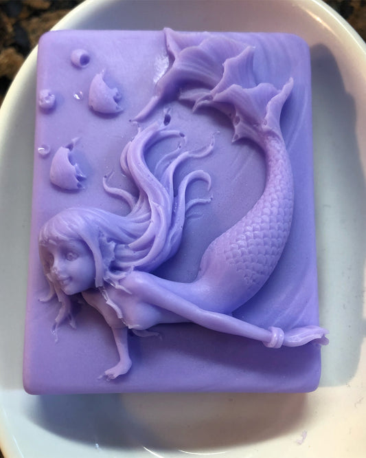 Mermaid Swimming With Fish Soap