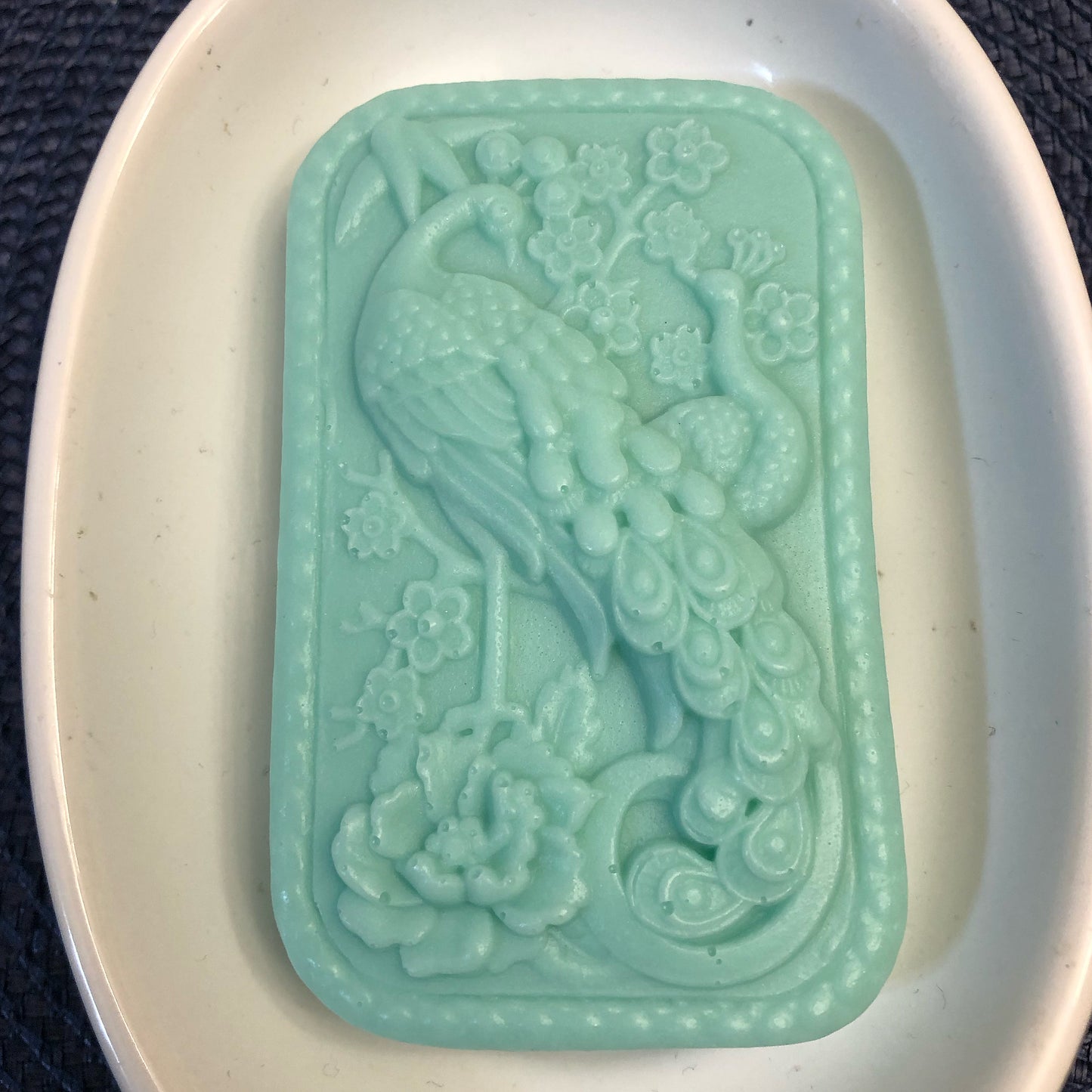 Rectangular Peacock Soap