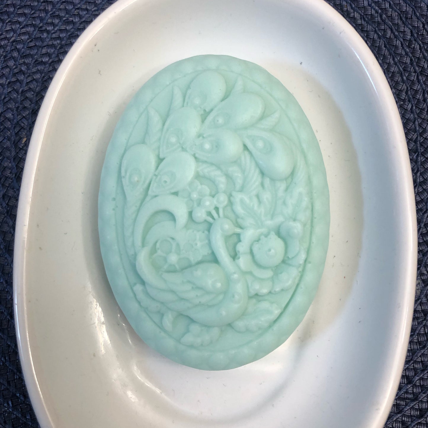 Oval Peacock Soap