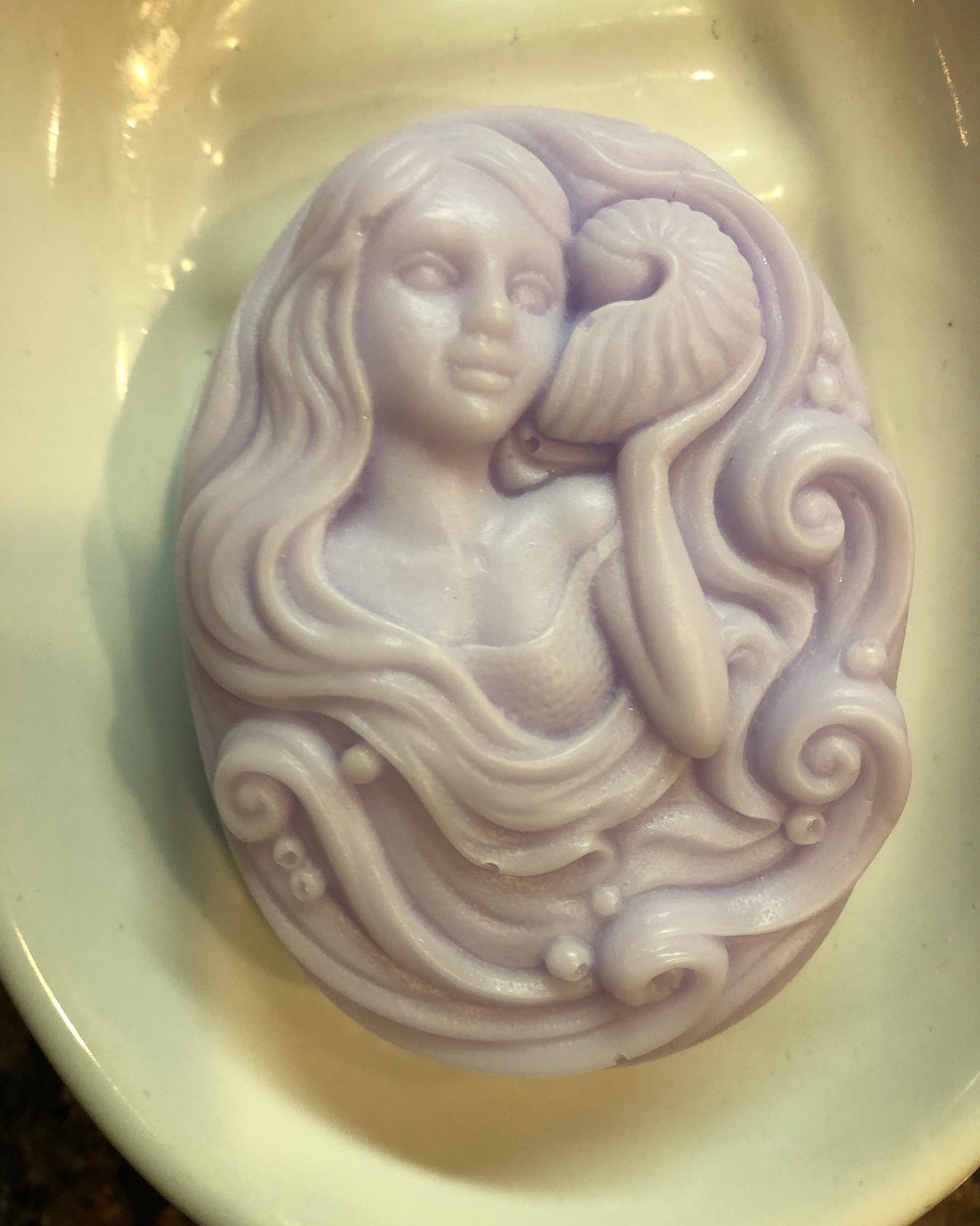 Mermaid Holding A Conch Shell Soap