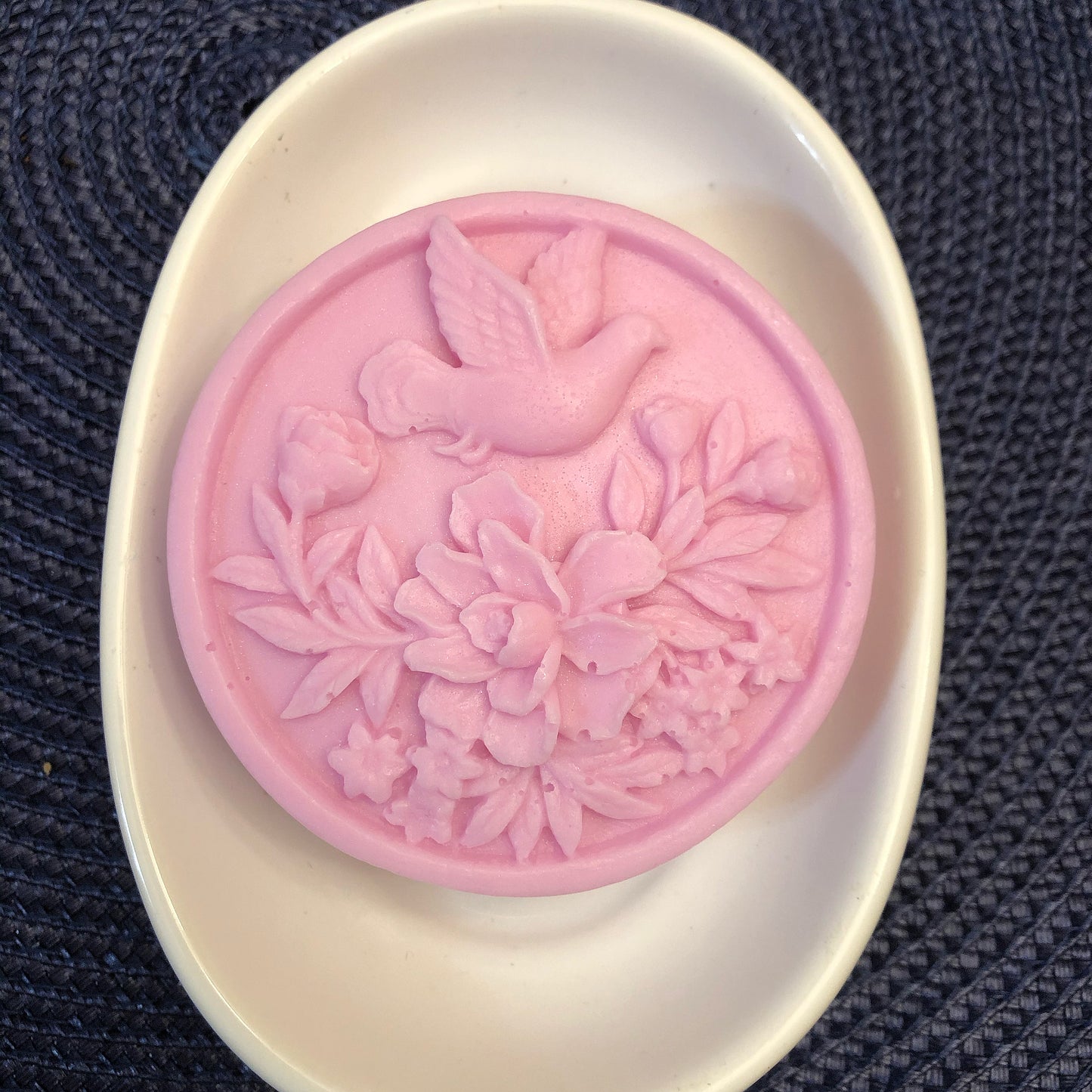 Bird Over Flowers Soap