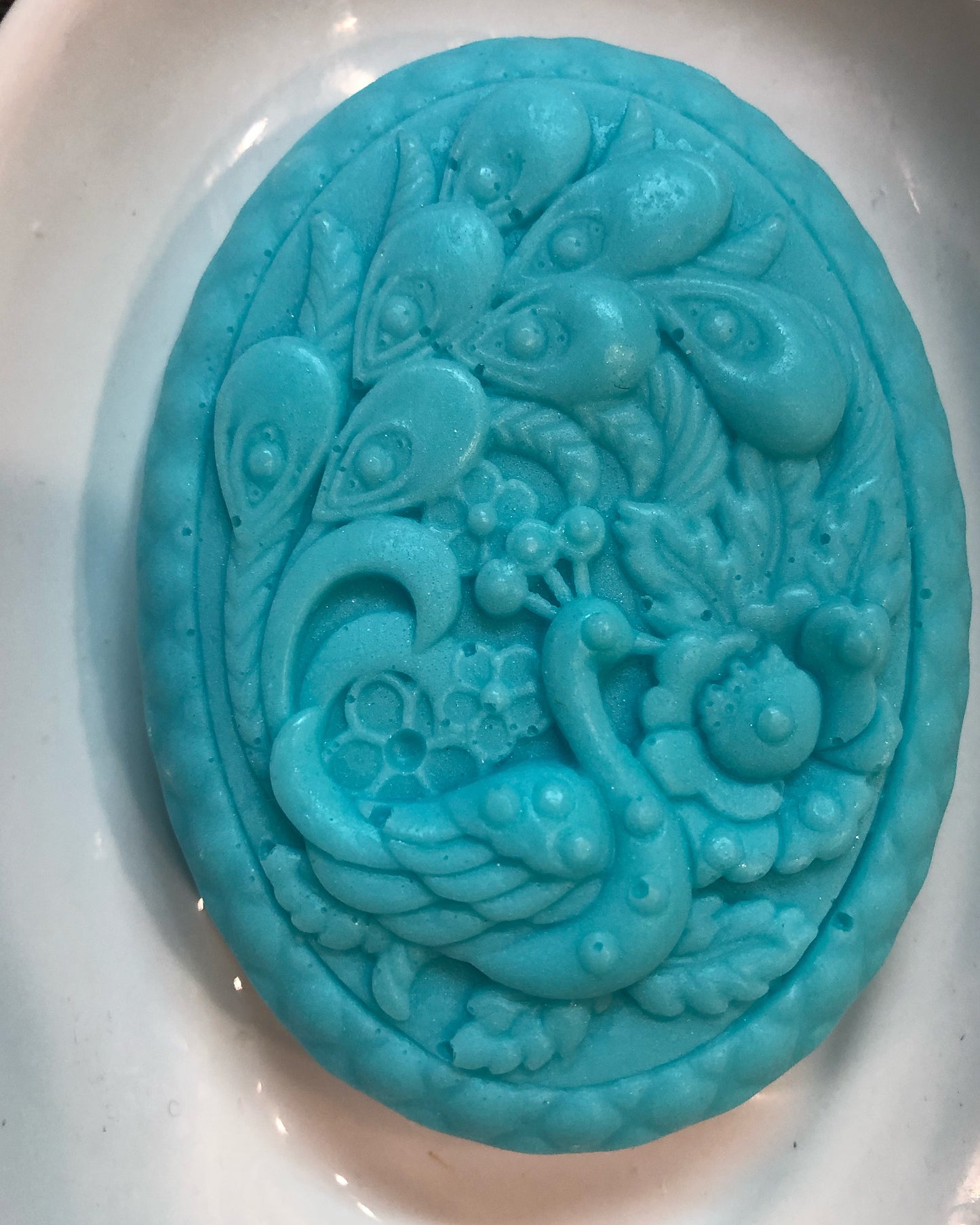 Oval Peacock Soap