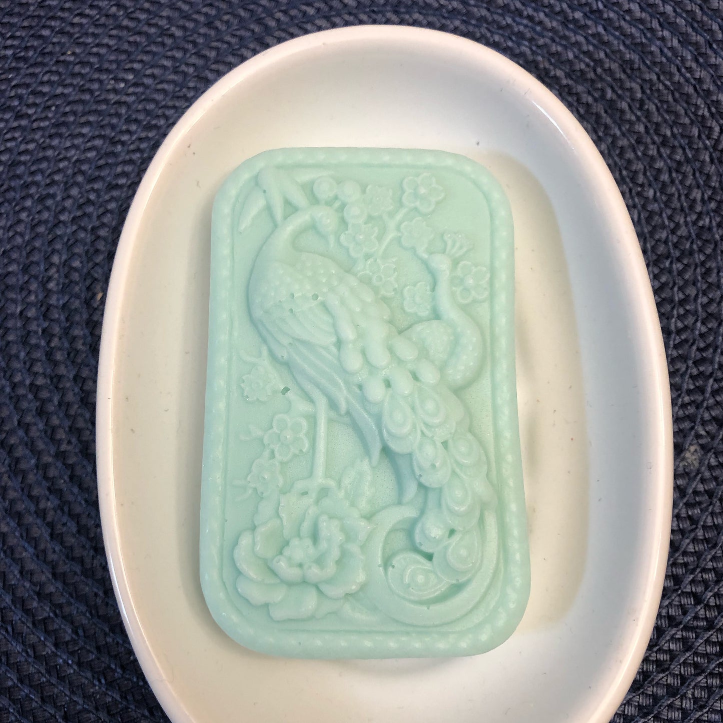 Rectangular Peacock Soap