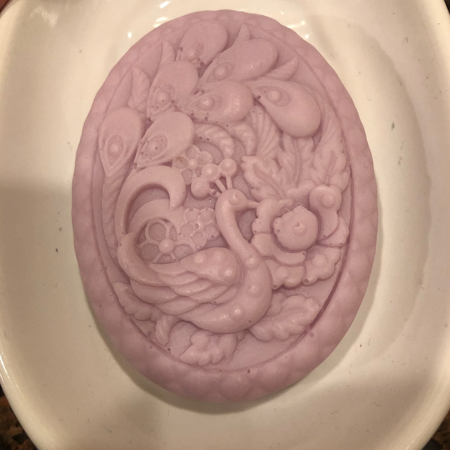 Oval Peacock Soap