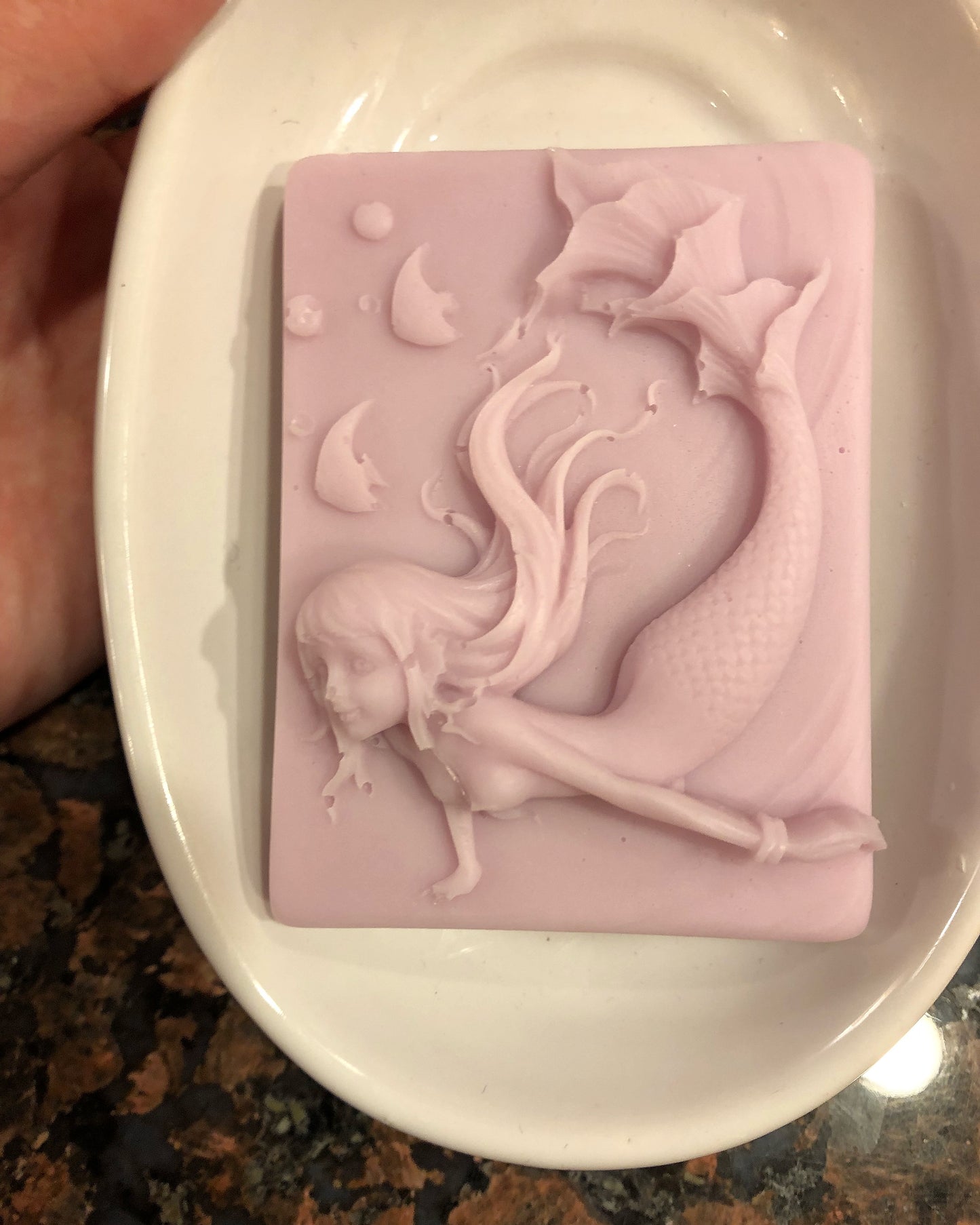 Mermaid Swimming With Fish Soap