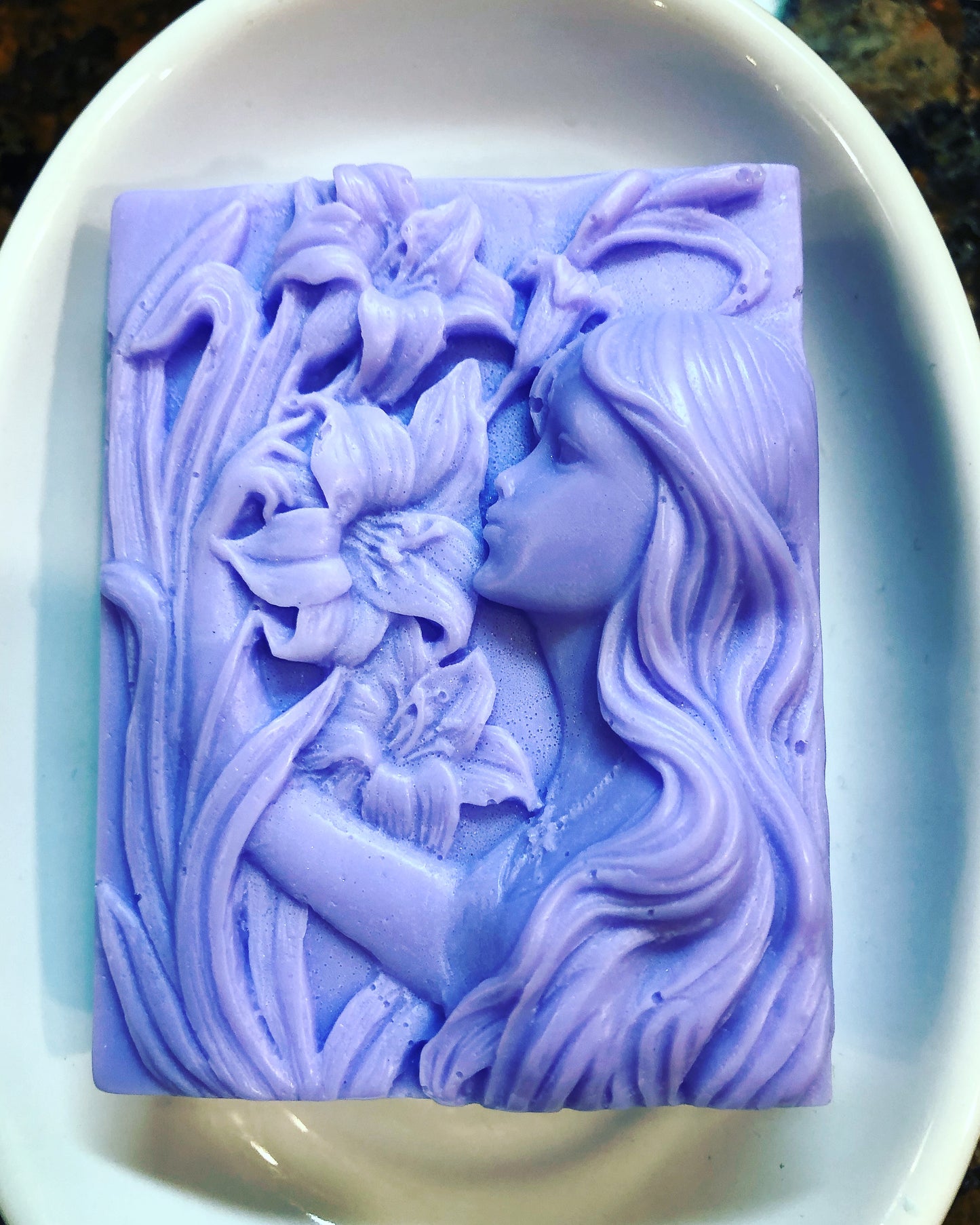 Rectangular Flower Fairy Soap