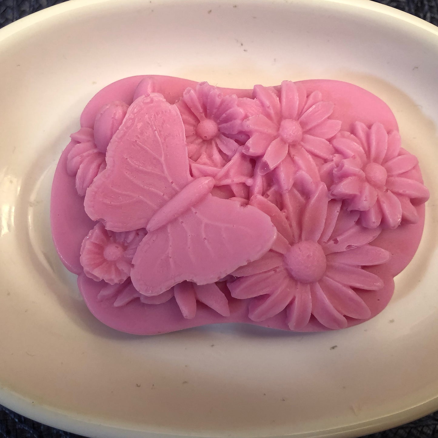 Butterfly On Flowers Soap