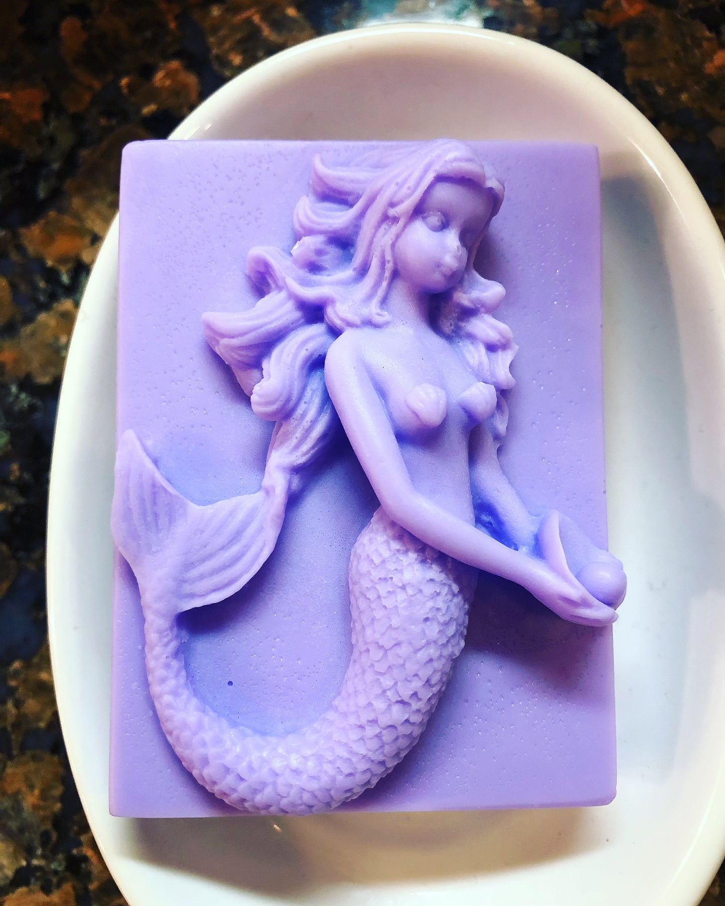 Mermaid Holding An Oyster Soap