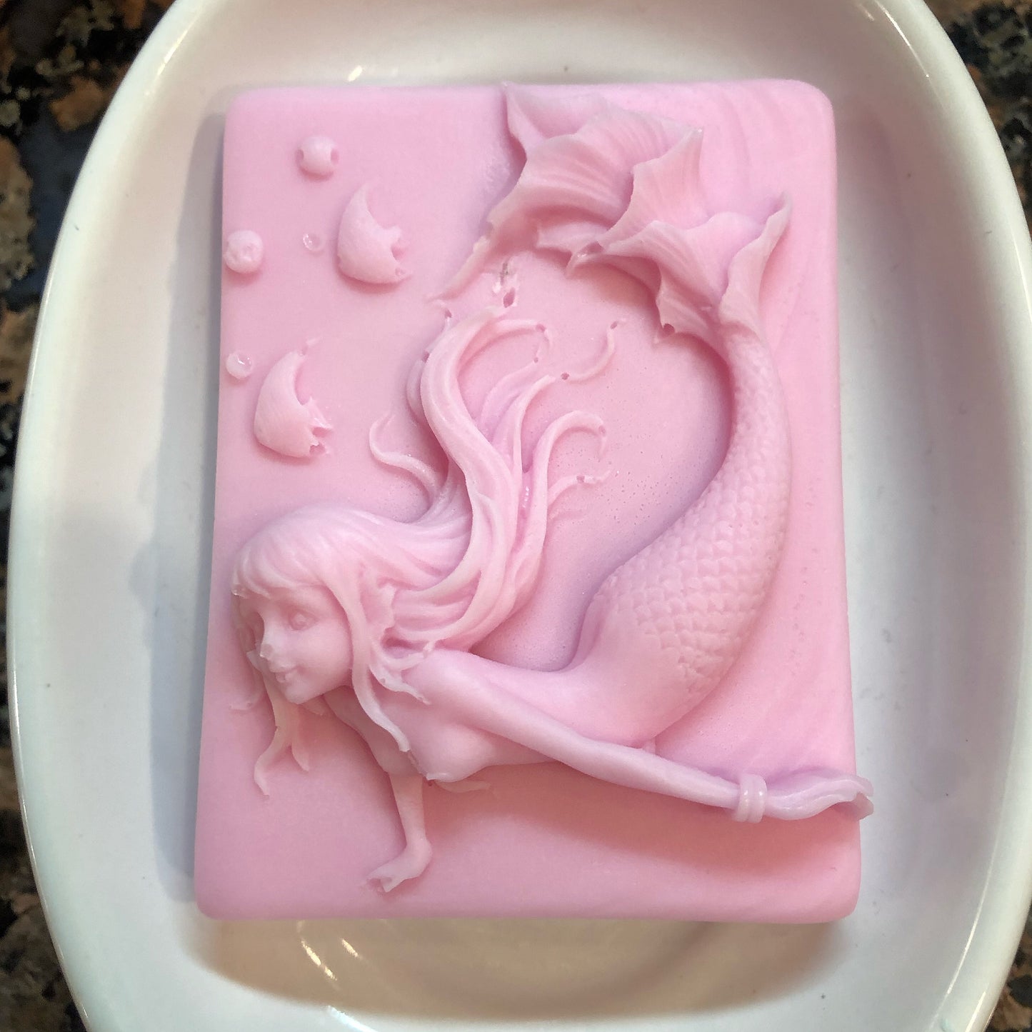 Mermaid Swimming With Fish Soap