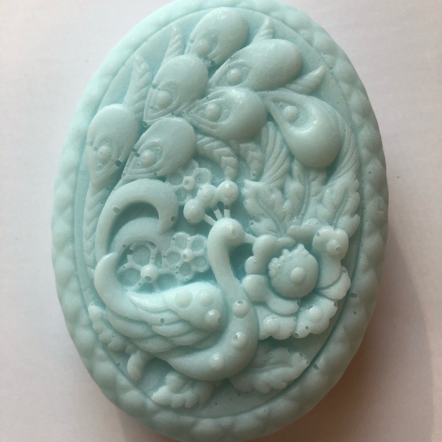 Oval Peacock Soap