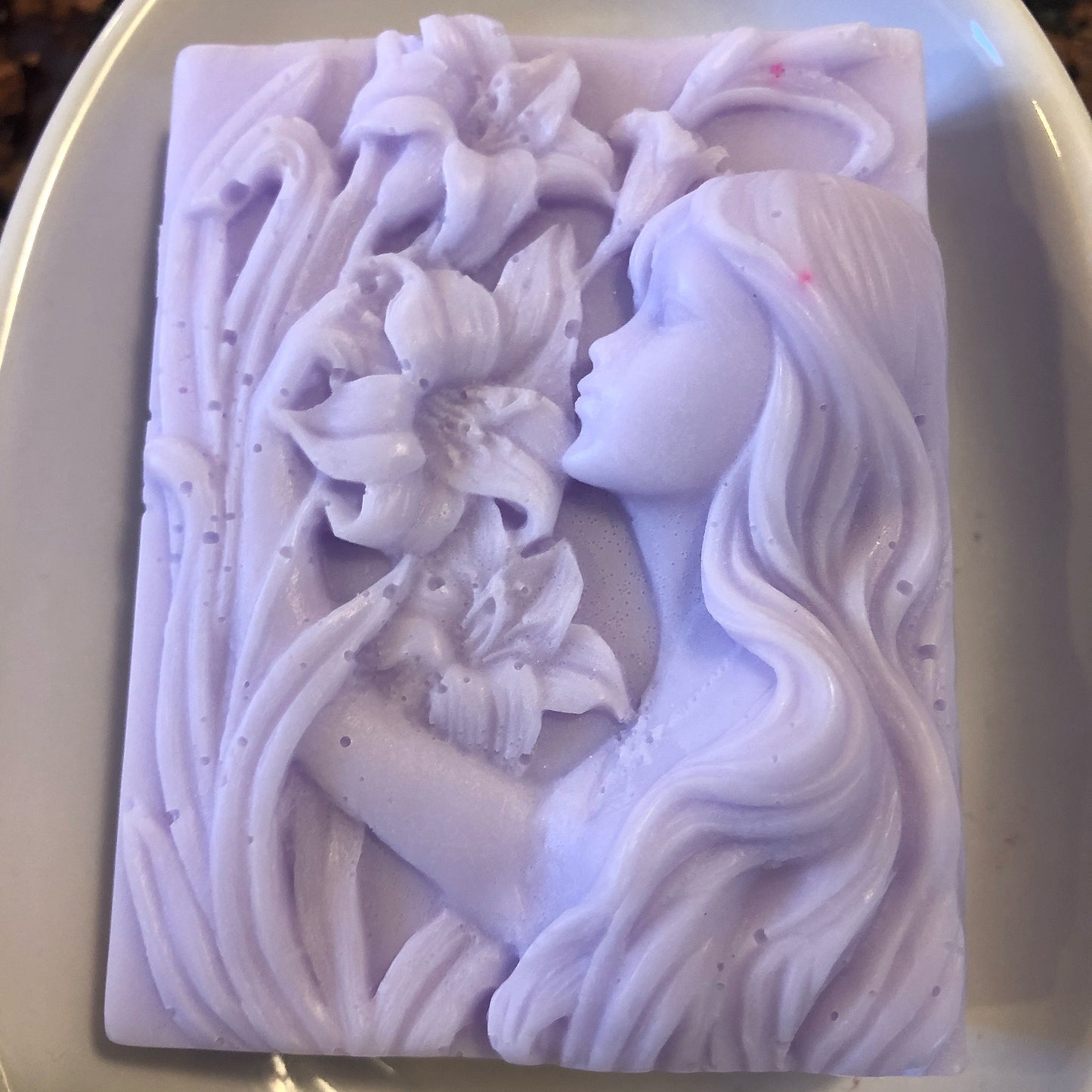 Rectangular Flower Fairy Soap