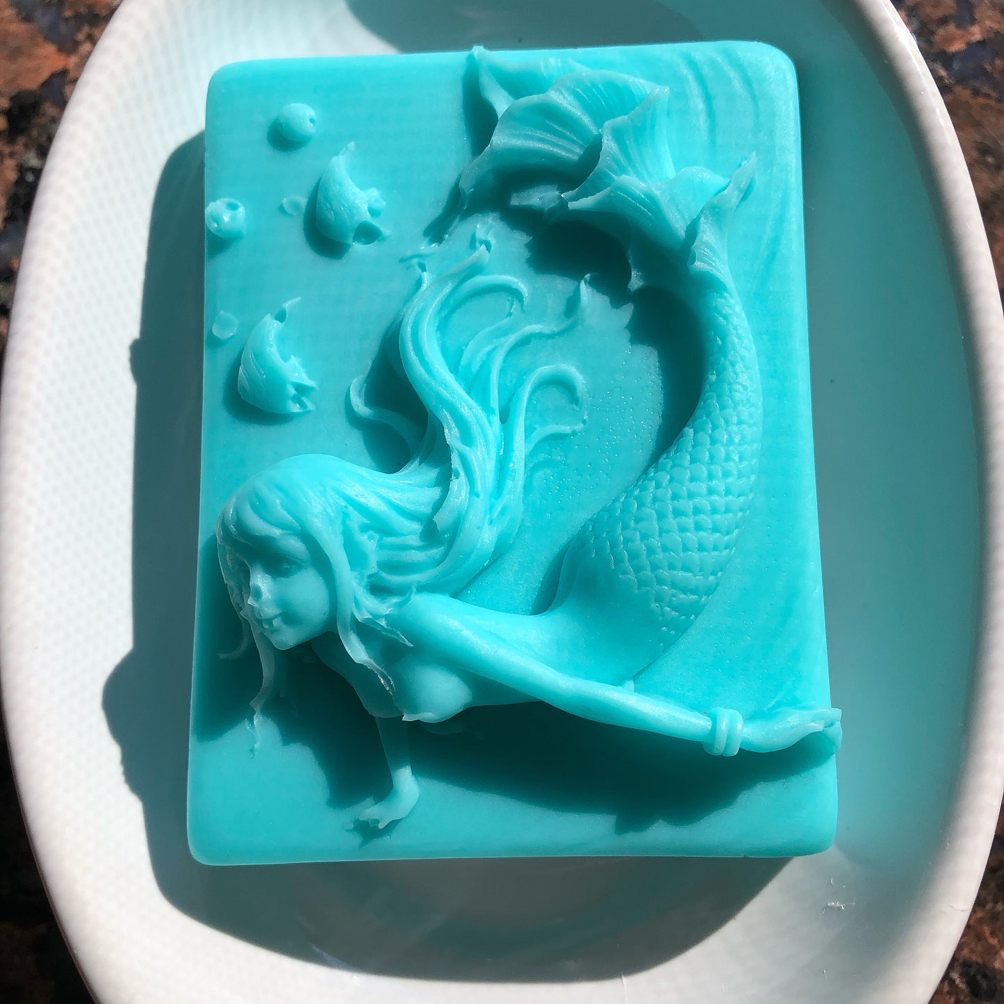 Mermaid Swimming With Fish Soap