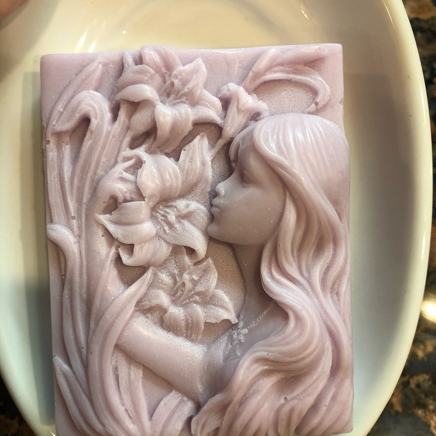 Rectangular Flower Fairy Soap