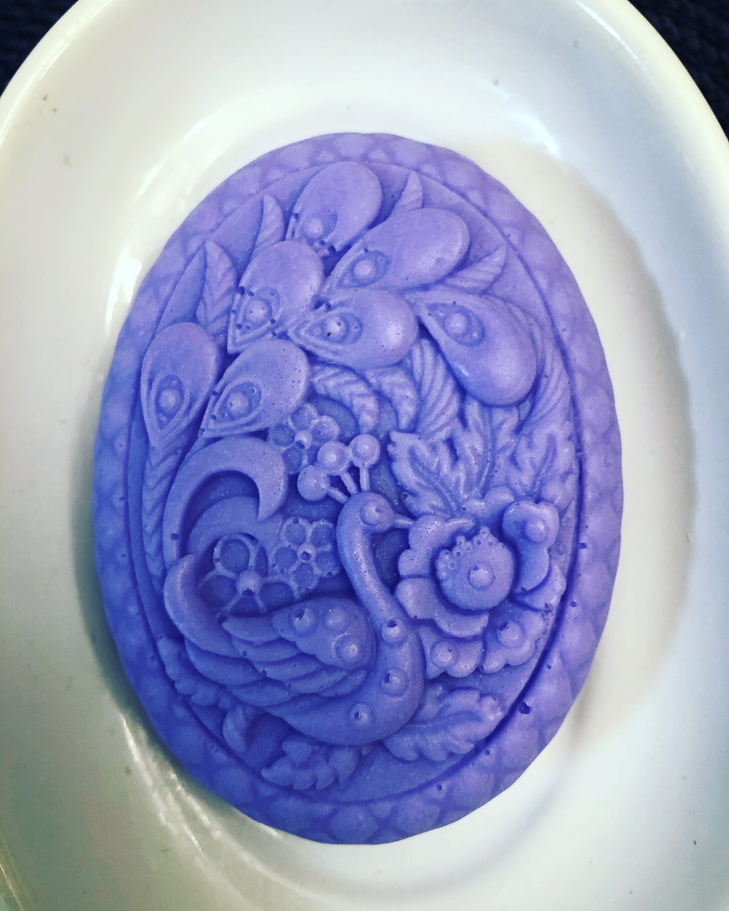 Oval Peacock Soap