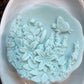 Butterfly Over Flowers Soap (scalloped edge)